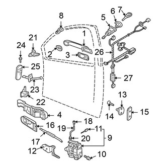 Volkswagen OE - Door - Lock & Hardware