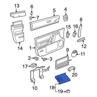 Volkswagen OE - Left Door Window Switch