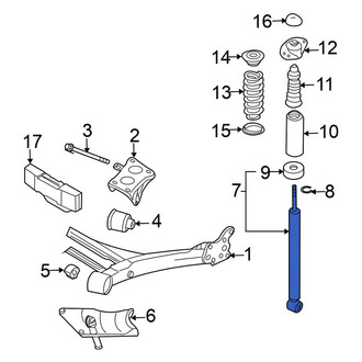 Volkswagen OE - Rear Suspension Shock Absorber