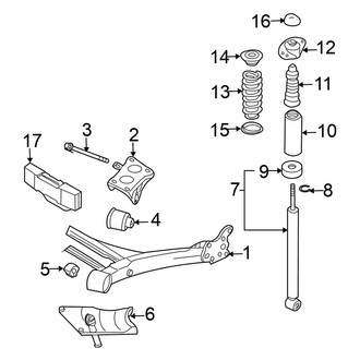Volkswagen OE - Rear Suspension - Suspension Components