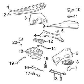 Volkswagen OE - Rear Body & Floor - Interior Trim