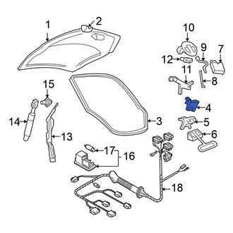 Volkswagen OE - Rear Liftgate Latch