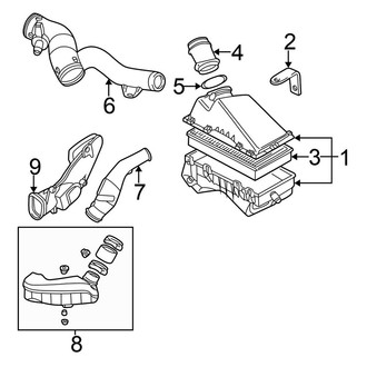 Volkswagen OE - Engine / Transaxle - Air Intake (1.8L)