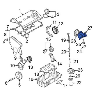 Volkswagen OE - Engine Oil Cooler Bracket
