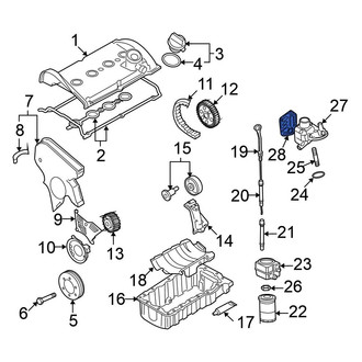 Volkswagen OE - Engine Oil Cooler O-Ring