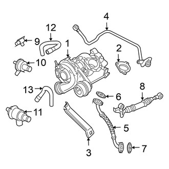 Volkswagen OE - Engine / Transaxle - Turbocharger (GL / GLS / GLX 1.8L)