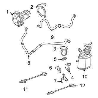 Volkswagen OE - Emission System - Emission Components (1.8L)