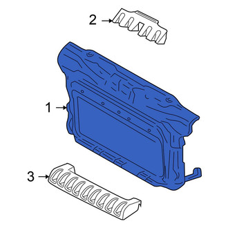 Volkswagen OE - Front Radiator Support Panel