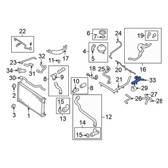 Volkswagen OE - Radiator Coolant Hose Adapter
