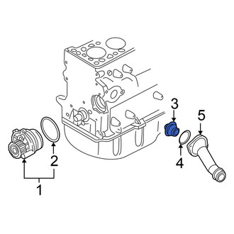 Volkswagen OE - Engine Coolant Thermostat