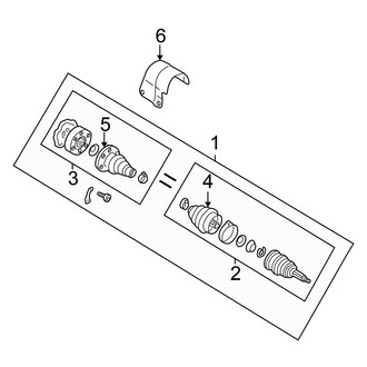 Volkswagen OE - Front Suspension - Drive Axles (Turbo S)