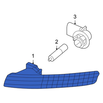 Volkswagen OE - Front Left Parking Light Assembly
