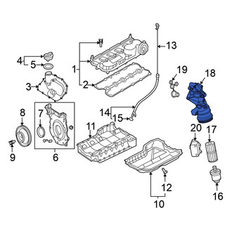 Volkswagen OE - Engine Oil Filter Adapter