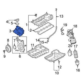 Volkswagen OE - Upper Engine Timing Cover