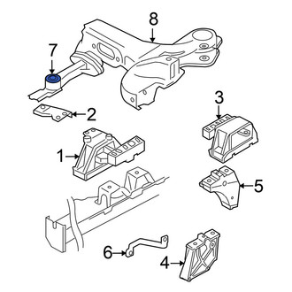 Volkswagen OE - Automatic Transmission Mount