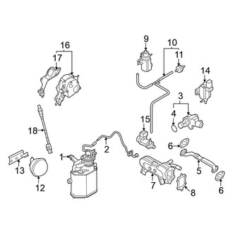 Volkswagen OE - Emission System - Emission Components (TDI)