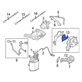 Volkswagen OE - Power Brake Booster Vacuum Pump Gasket