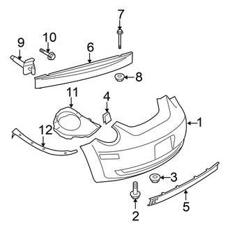 Volkswagen OE - Rear Bumper - Bumper & Components (Hatchback)