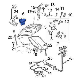 Volkswagen OE - Rear Liftgate Latch