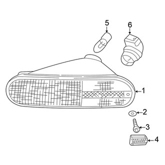 Volkswagen OE - Front Lamps - Signal Lamps (Convertible)