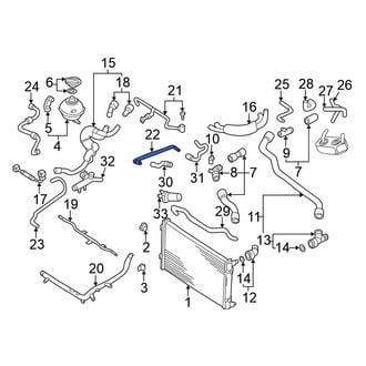 Volkswagen OE - Engine Coolant Pipe