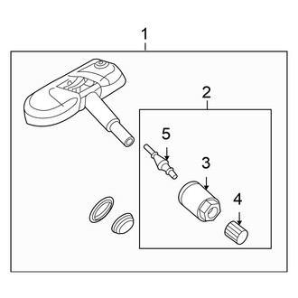 Volkswagen OE - Electrical - Tire Pressure Monitor Components (Convertible)