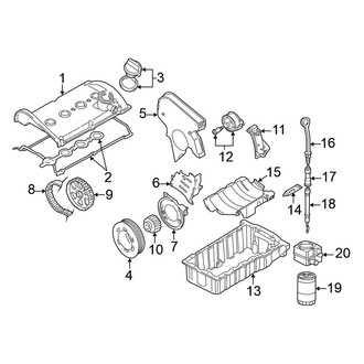 Volkswagen OE - Engine / Transaxle - Engine Parts (Convertible 1.8L)