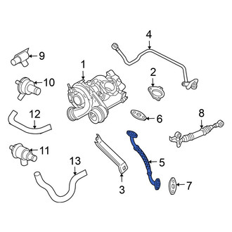 Volkswagen OE - Turbocharger Oil Line