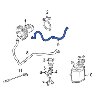 Volkswagen OE - Upper Secondary Air Injection Pump Hose