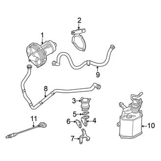 Volkswagen OE - Emission System - Emission Components (Convertible 1.8L)