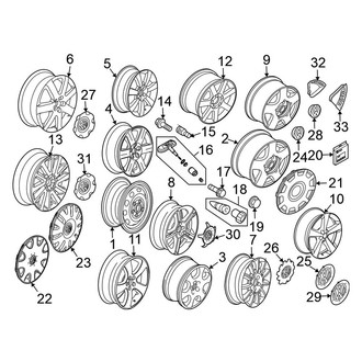Volkswagen OE - Wheels (Convertible)