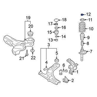 Volkswagen OE - Suspension Strut Mount Washer