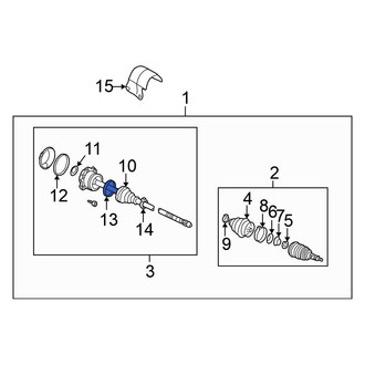 Volkswagen OE - CV Axle Shaft Seal