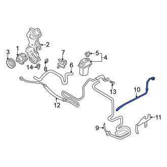 Volkswagen OE - Power Steering Return Hose