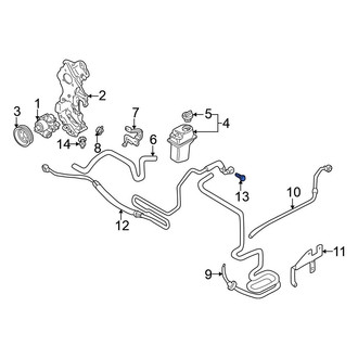 Volkswagen OE - Front Power Steering Control Valve