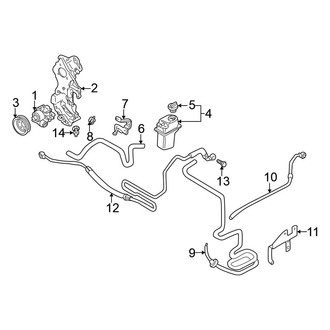 Volkswagen OE - Steering Gear & Linkage - Pump & Hoses (Convertible)