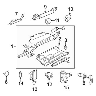 Volkswagen OE - Instrument Panel - Glove Box (Convertible)