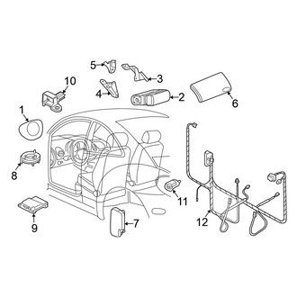 Volkswagen OE - Restraint Systems - Air Bag Components (Convertible)