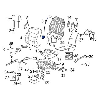 Volkswagen OE - Front Seat Flex Cable