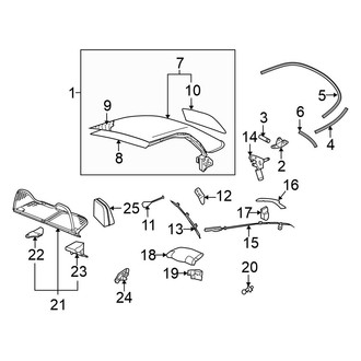 Volkswagen OE - Convertible/Soft Top - Cover & Components (W/O Power Top), (Convertible)