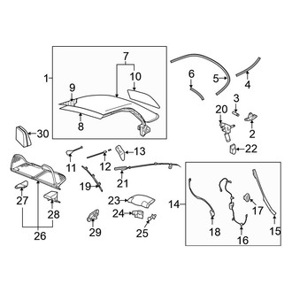 Volkswagen OE - Convertible/Soft Top - Cover & Components (With Power Top), (Convertible)
