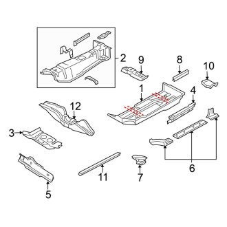 2003 Volkswagen Beetle Oem Rocker Panels & Floors — Carid.com