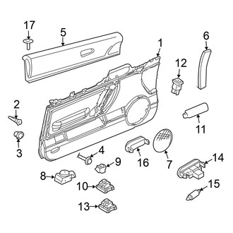 Volkswagen OE - Door - Interior Trim (Convertible)