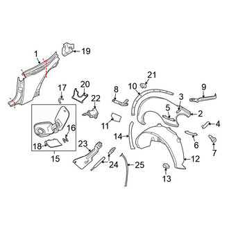 Volkswagen OE - Quarter Panel & Components (Convertible)