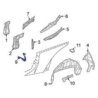 Volkswagen OE - Rear Fender Bracket