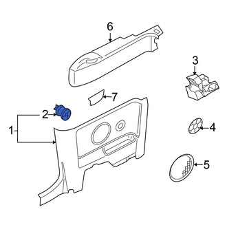 Volkswagen OE - Lower Quarter Panel Trim Panel Clip