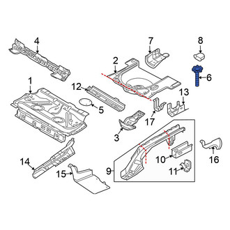 Volkswagen OE - Rear Spare Tire Stud