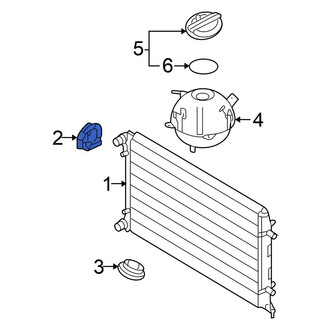 Volkswagen OE - Radiator Mount Bracket