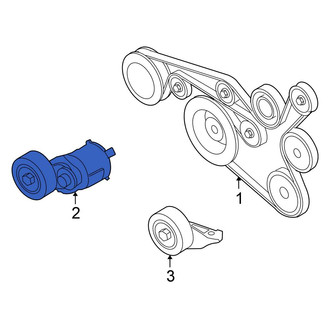Volkswagen OE - Accessory Drive Belt Tensioner Assembly