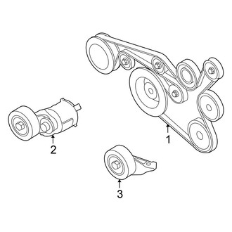 Volkswagen OE - Cooling - Belts & Pulleys (S / SE Convertible)